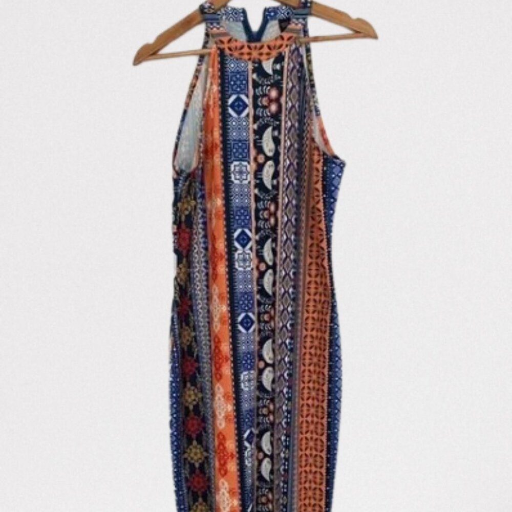 Multicolored Summer Dress Size XL.‎ Pre-loved in Good Condition